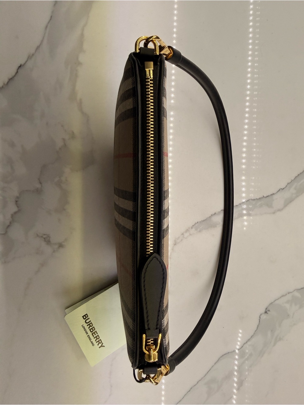 ✨CLOSET CLOSING SALE✨ NWT Burberry Beige Vintage Check Olympia Pouch - Picture 3 of 11